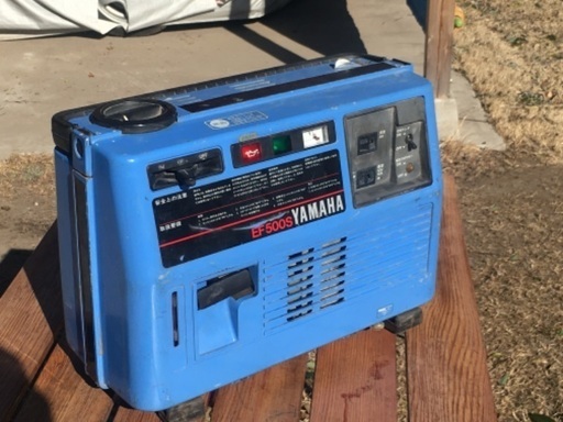 ポータブル発電機ヤマハEF500S 17000円
