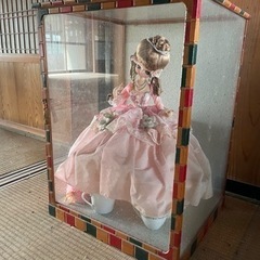【決定】【現地渡し】フランス人形　スキヨリボン