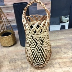 花器 竹かご 花入れ 各300円の画像