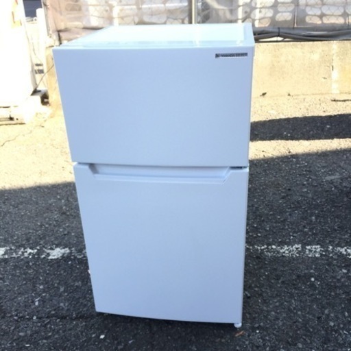 ★高年式！美品！★2021年製 YAMADA ヤマダ電機 ノンフロン冷凍冷蔵庫 2ドア冷蔵庫 コンパクトサイズ YRZ-C09H1