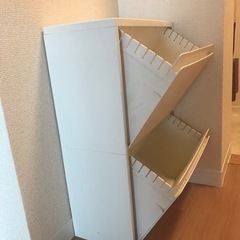 〈KEYUCA〉収納ボックス（ゴミ箱）の画像