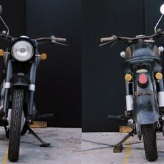 愛媛発★超レア トーハツ TH58 200cc エンジン始動OK&足回り良好♪ 走行距離表示25,722km 昭和 旧車 ビンテージ =動画有= レストア現状販売の画像