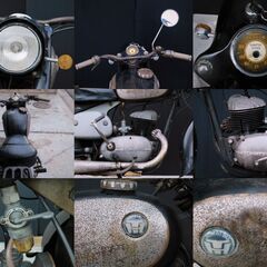 愛媛発★超レア トーハツ TH58 200cc エンジン始動OK&足回り良好♪ 走行距離表示25,722km 昭和 旧車 ビンテージ =動画有= レストア現状販売の画像