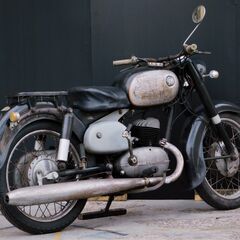 愛媛発★超レア トーハツ TH58 200cc エンジン始動OK&足回り良好♪ 走行距離表示25,722km 昭和 旧車 ビンテージ =動画有= レストア現状販売の画像