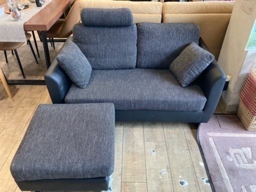 中古  コンパクト3wayソファ