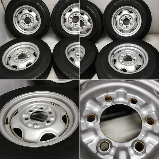 ＜スタッドレス x ホイール 4本＞ 195/80R15 ヨコハマタイヤ '17 80% 15x6J 日産 キャラバン TOPY 6H -139.7    ～横浜市旭区 ズーラシア近く～