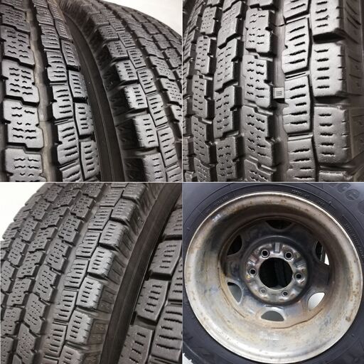 ＜スタッドレス x ホイール 4本＞ 195/80R15 ヨコハマタイヤ '17 80% 15x6J 日産 キャラバン TOPY 6H -139.7    ～横浜市旭区 ズーラシア近く～