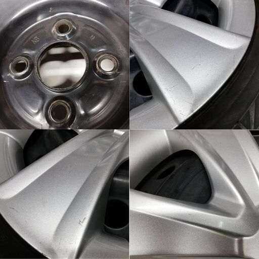 ＜スタッドレス・ホイール 4本＞ 175/60R16 グッドイヤー '17 60～70% 16x5.5J ラクティス 純正 -100 アクア ヴィッツ    ～横浜市旭区 ズーラシア近く～