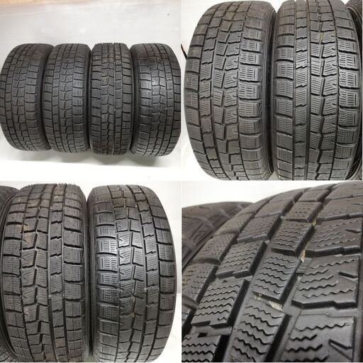 ＜スタッドレス・ホイール 4本＞ 195/55R16 ダンロップ 100% 80% 16x6.5J SPORT TECHNIC -100 ノート ティーダ     ～横浜市旭区 ズーラシア近く～