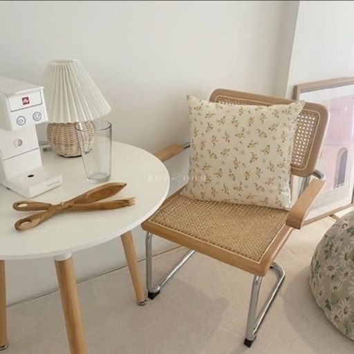 最終値下げ　新品　ラタンチェア　ラタンウッドアームチェア 