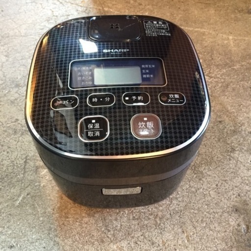 ★状態良好！特価！★SHARP 3合炊き 2016年製 マイコン炊飯器 KS-C5J-B