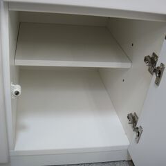ニトリ キッチンカウンター アルミナ2 ホワイト 【モノ市場半田店】151の画像