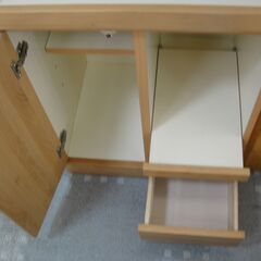 レンジボード ベージュ系 横幅約60cm【モノ市場半田店】151の画像