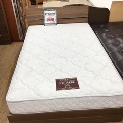 KN-8【ご来店頂ける方限定】新入荷　アウトレット　セミダブルベッド　ブラウン KN-8【ご来店頂ける方限定】新入荷 アウトレット セミダブルベッド