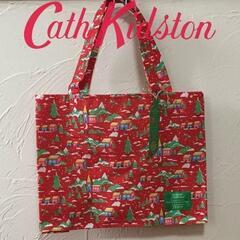 【新品】 テスコ キャスキッドソン エコバッグ クリスマッスレッド