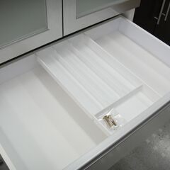 食器棚 ホワイト 70cm【モノ市場半田店】151の画像