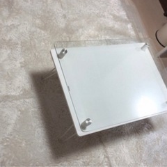 ガラステーブル　白　ホワイト