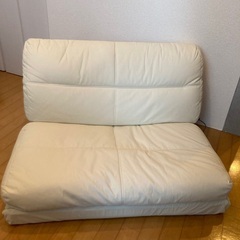 取引中 ソファベッド幅90 引き取りで値段交渉可1.5人掛け 幅...