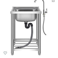 屋外で使用するシンク