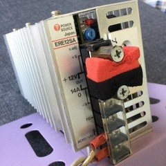 中古　古い　RC競技用急速充電器　幅9.5　　奥行20.2　　高さ6.5　 （ｃｍ）　高出力急速充電器用12V安定化電源　100V  →     12V − 14A    AC  》DC   パワーサプライの画像