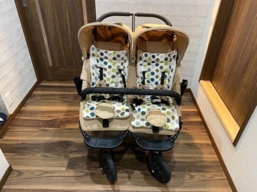 エアバギー ココ ダブル　AirBuggy COCODOUBLE  キャメル　二人乗り