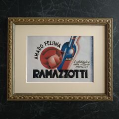 イタリアンアート額　金（中古）