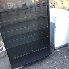 ★中古品★ JAJAN 6段 コレクションケース フィギュアケース ガラスケース 飾り棚 180㎝ 大容量 R040203の画像