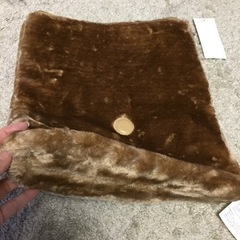 未使用 ふわふわ　クラッチバック　ローズバッド　定価5900の画像