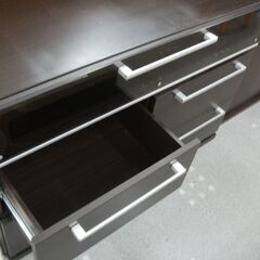 テレビボード ブラウン 横幅約105cm【モノ市場半田店】151の画像