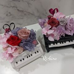 黒ピアノ☆フラワー