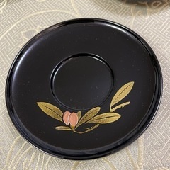 会津塗り茶托セット