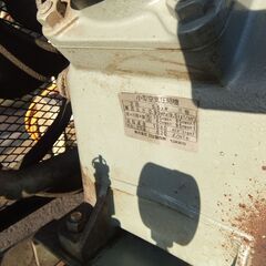 【動確済】7.5馬力 コンプレッサー 5.5kW 5.5P-9.5VA5 50Hz 170L 200V 三相 ベビコン BEBICON HITACHI ヒタチ 日立 tokiko トキコ 江戸川区の画像