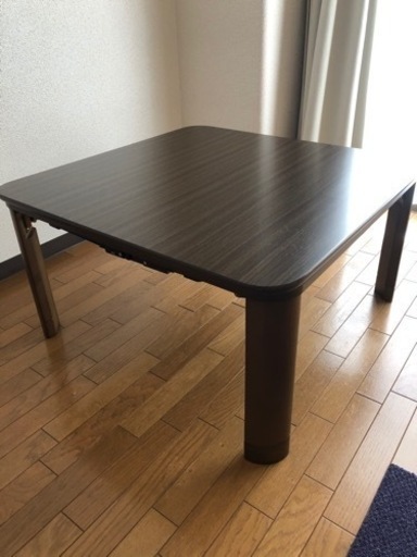 身分確認中です。コメント頂いた方は少しお待ち下さいm(_ _)m折りたたみ、薄型、継足のコタツ 75✗75