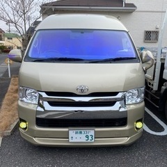 ハイエース コミューター スーパーロング 10人乗り 3L ディーゼルターボ 車検付き 交換可の画像