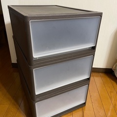 クローゼット衣装ケース　幅39奥行き53高さ65の画像