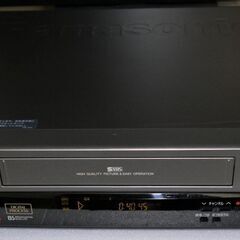 整備済み　パナソニック　S-VHSビデオデッキ　ＮＶ－ＳＢ６６Ｗ　取扱説明書、リモコン他付属