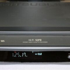 動作確認済み　三菱　ＶＨＳビデオデッキ　ＨＶ－ＦＲ１５Ｇ　リモコ...