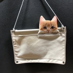 壁掛け小物入れ(ねこ)の画像