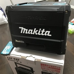 マキタ 充電式ラジオ付テレビ