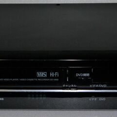 動作確認済み　東芝　ＤＶＤプレーヤー＋ＶＨＳビデオ一体型デッキ　...