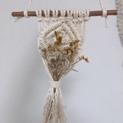 マクラメミニタペストリー