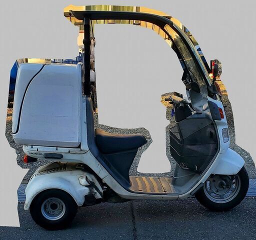 ★値引で70000円☆確認走行済★ホンダ ジャイロキャノピー TA02★納車整備可★お届け可★登録代行可★全国発送可能★50cc 原付　宅配達出前　スクーター バイク Uberウーバー現在76511km