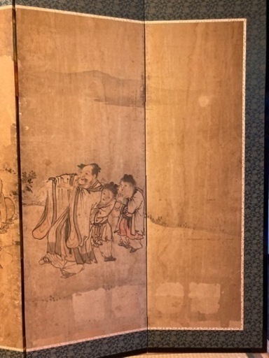 屏風　水戸の絵師　後藤文淋②