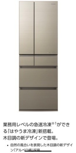 2019年式Panasonic冷蔵庫500L
