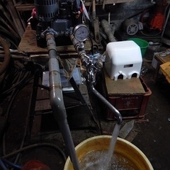 【中古】川本 ポンプ カワエース N3-135SH 50hz 100V （08D0456）の画像