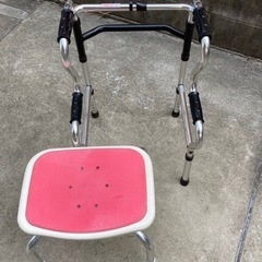 【介護用品】歩行器(6段階)&お風呂椅子(５段階)セット！の画像