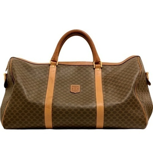 CELINE セリーヌ マカダム 柄 ボストンバッグ ハンドバッグ トラベルバッグ トリオンフ柄 ヴィンテージ ビンテージ 人気