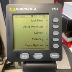 最新フィットネスマシーン　Concept2　ローイングエルゴメーター モデルD/PM5の画像