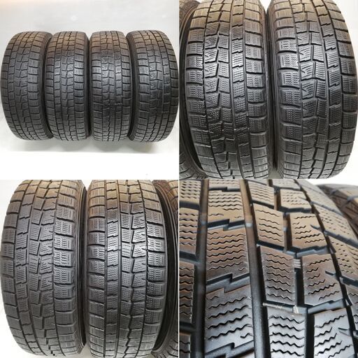 ＜スタッドレス・ホイール 4本＞ 185/65R15 ダンロ ップ 70% '18 15x6J 5H -100プリウス ウィッシュ アリオン　　～横浜市旭区 ズーラシア近く～
