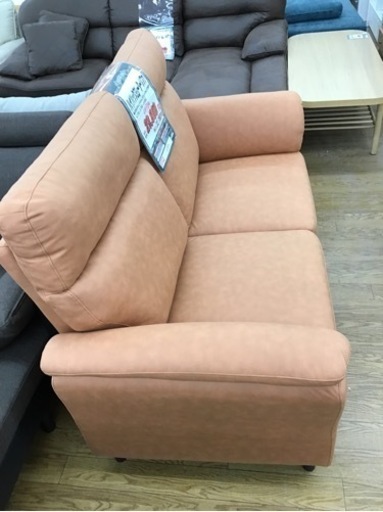 KN-12【ご来店頂ける方限定】新入荷　アウトレット　ハイバック3シーターソファ　オレンジ KN-12【ご来店頂ける方限定】新入荷 アウトレット ハイバック3シーター